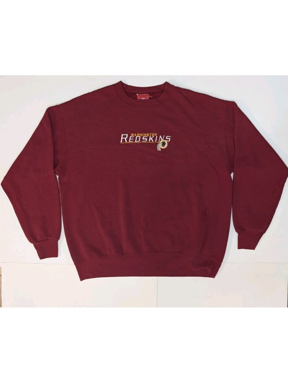 Vintage Washington Redskins NFL Sweatshirt Red Indian Head Football Crewneck XL